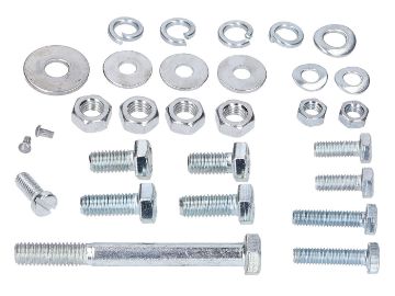 Obrázok z súprava štandardných dielov horného rámu, podpery, pomocného rámu, sedadla, palivovej nádrže pre Simson S50, S51, S70