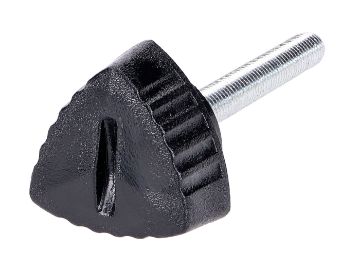 Obrázok z skrutka bočného krytu 46mm čierna pre Puch Maxi