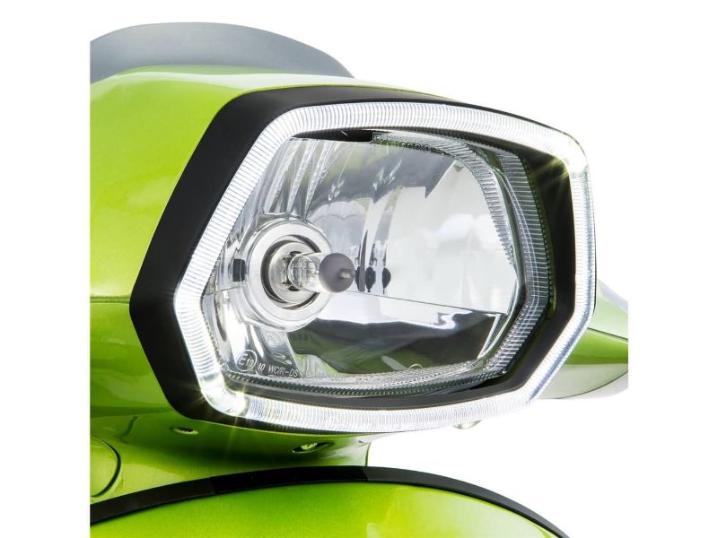 Obrázok z Rámik svetlometu SIP LED podsvietený krúžok pre Vespa Sprint 125, 150 ccm 4T (´13-´18)