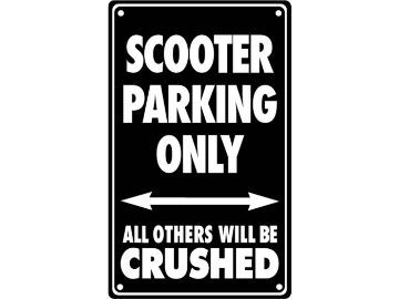 Obrázok z Parkovacia značka SIP "SCOOTER PARKING ONLY"