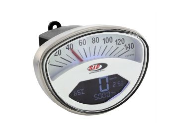 Obrázok z Tachometer, otáčkomer SIP 2.0 pre Vespa 50 SS, 90 SS, 125, PV, ET3, GTR, TS, Super, 150 Sprint V, Super, Rally