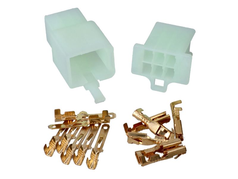 Obrázok z káblové spojky - sada  6 pins 2.3mm 14-ks