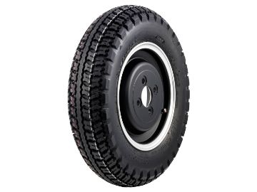 Obrázok z Koleso kompletné SIP Classic 3.50-8 53P TL, TT zosilnená predná a zadná časť, pre Vespa 98, 125 V1-30, VM, VN, VNA, VNB, 150 VL, VB1, VBA, VBB