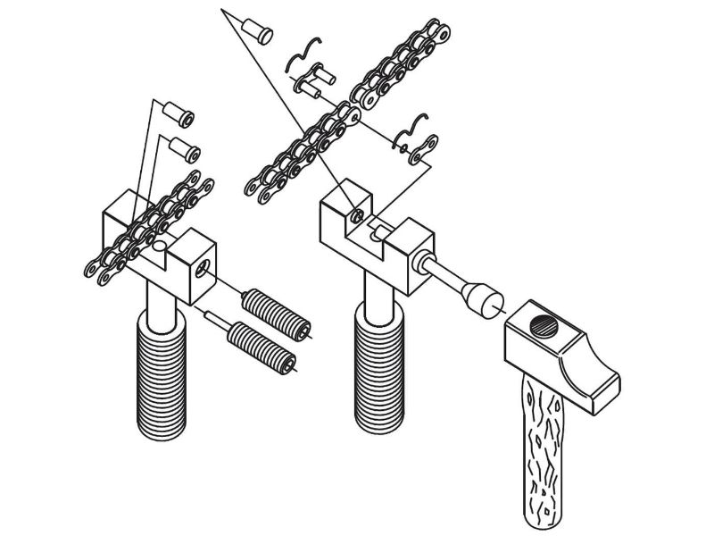 Obrázok z Reťaz disassembly / assembly sada náradiaBuzzetti 415-532