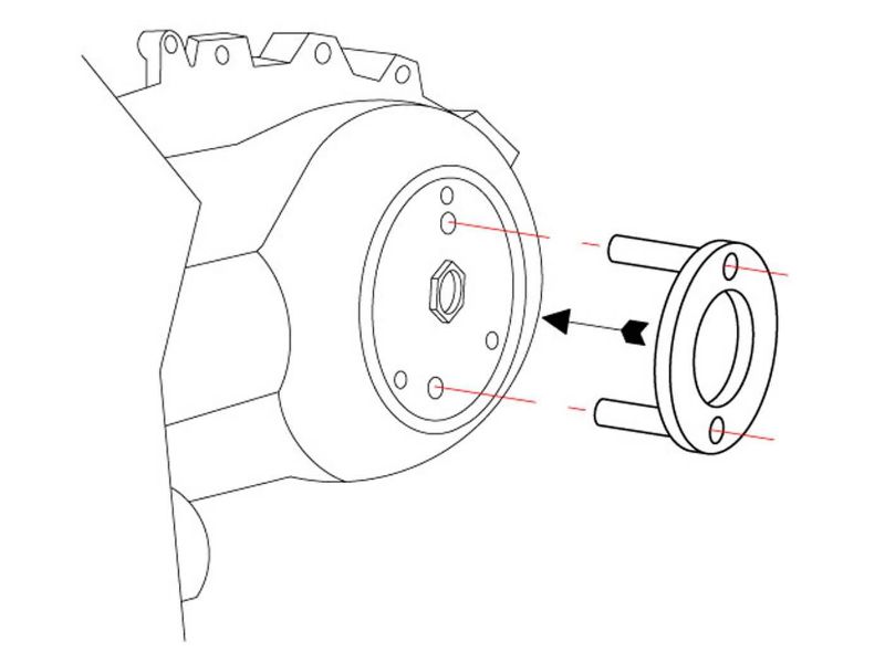 Obrázok z Prípravok na zaistenie spojky pre Piaggio 125-300cc 4T