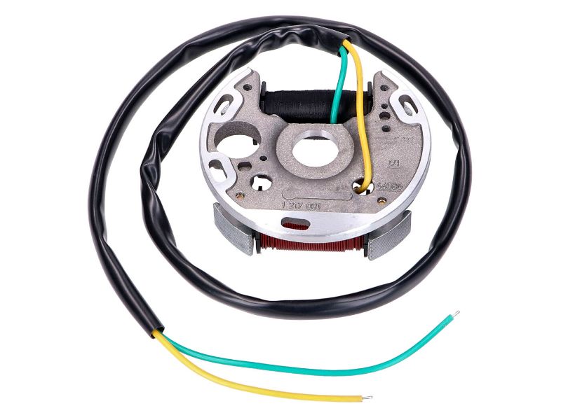 Obrázok z stator alternátora so zapaľovacou cievkou 12V 35W pre Puch Maxi E50, Sachs, Hercules, Zündapp